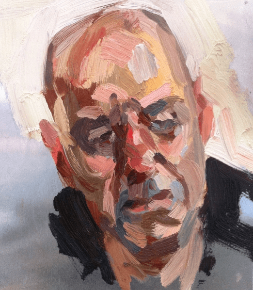 Un vagamundo dibuja en un&nbsp;banco